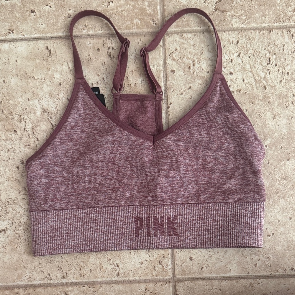 PINK Victoria's Secret Sports Bra - Dusty Rose